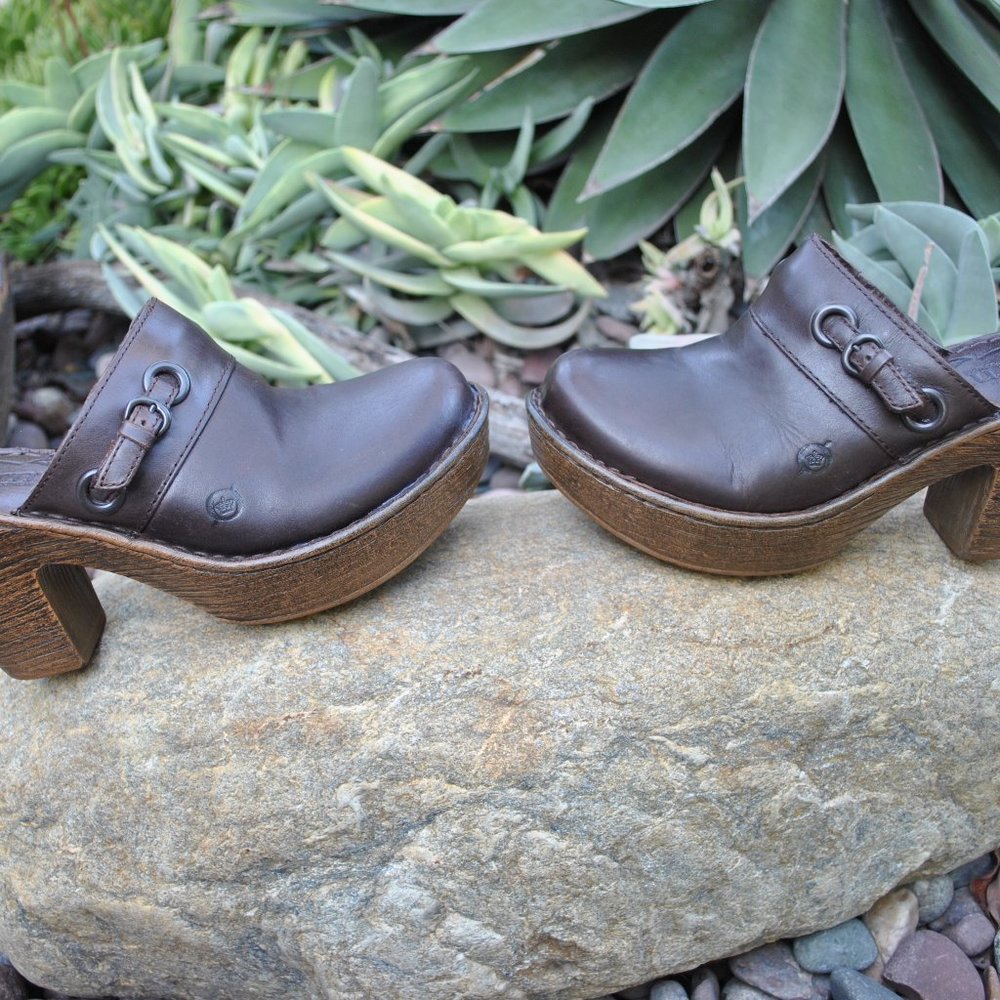 Born Brown Clogs - image 7